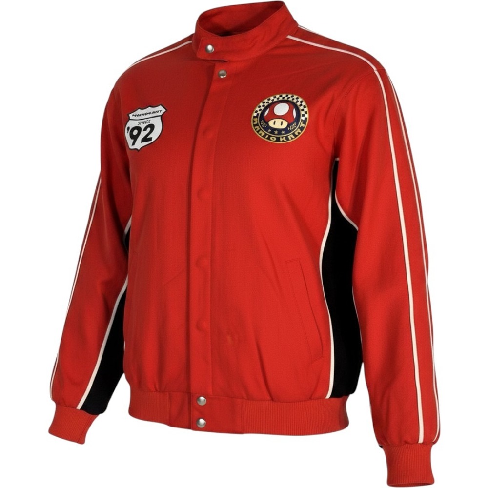 Mario Kart Red Canvas Racing Jacket - Adult Small - Target Exclusive NEW W/ TAGS